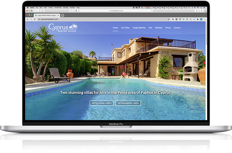 website design laptop Cyprus