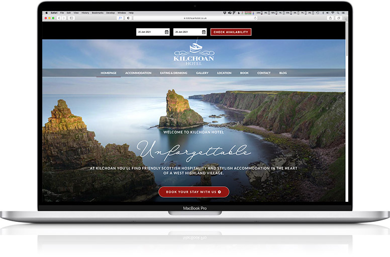 website design laptop Kilchoan